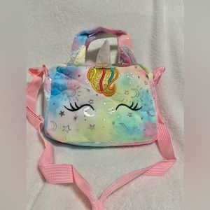 New Girls Pastel Unicorn Crossbody Purse